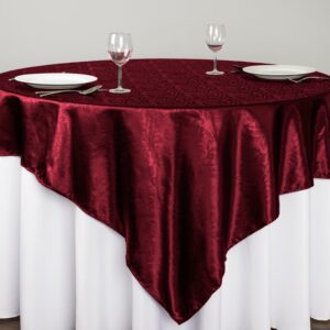 Burgundy Baroque Belgian Linen