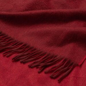 Burgundy Cashmere Bed Throw
