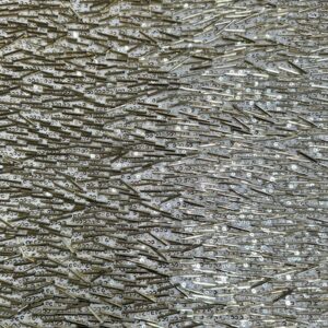 Champagne Geometric Embroidered Tulle