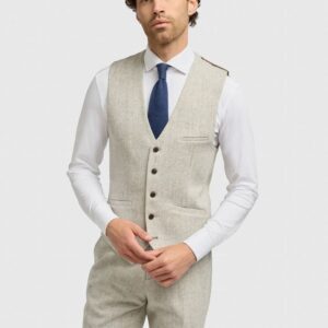 Champagne Heritage Tweed Three-Piece Suit