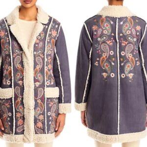 Charcoal Hand-Embroidered Couture Jacket
