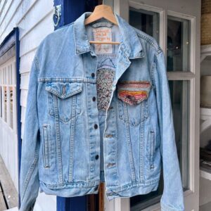 Charcoal Hand-Embroidered Couture Jacket — Atelier