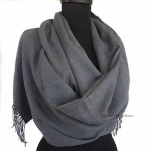 Charcoal Pashmina Wrap