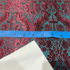 Charcoal Silk Brocade