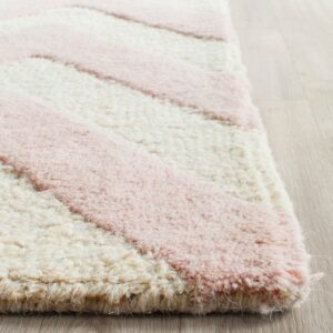 Contemporary Abstract Wool Rug — 120 x 180 cm