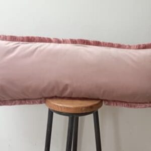 Dusty Rose Silk Velvet Cushion Cover