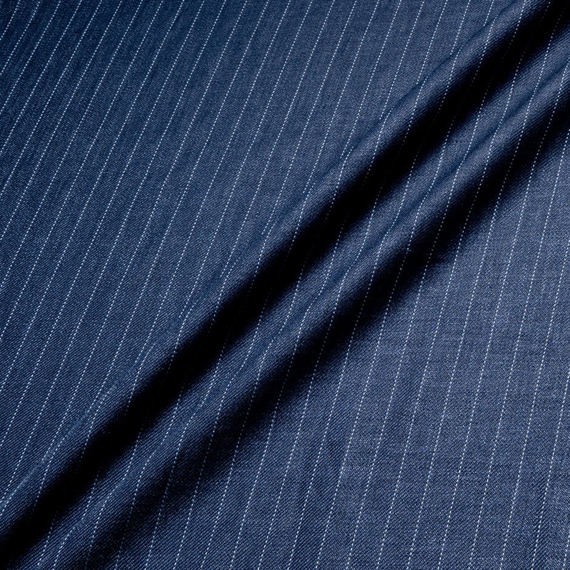 Emerald Striped Cashmere Blend Suiting