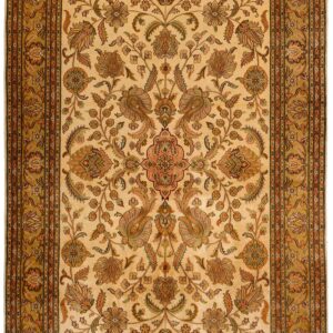 Hand-Knotted Silk on Silk Rug — 220 x 320 cm