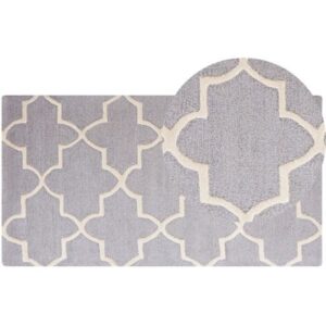 Hand-Tufted Wool Shaggy Rug — 80 x 150 cm