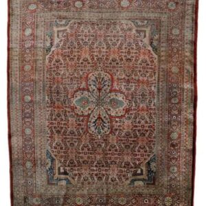 Indian Silk Tabriz Rug — 220 x 320 cm