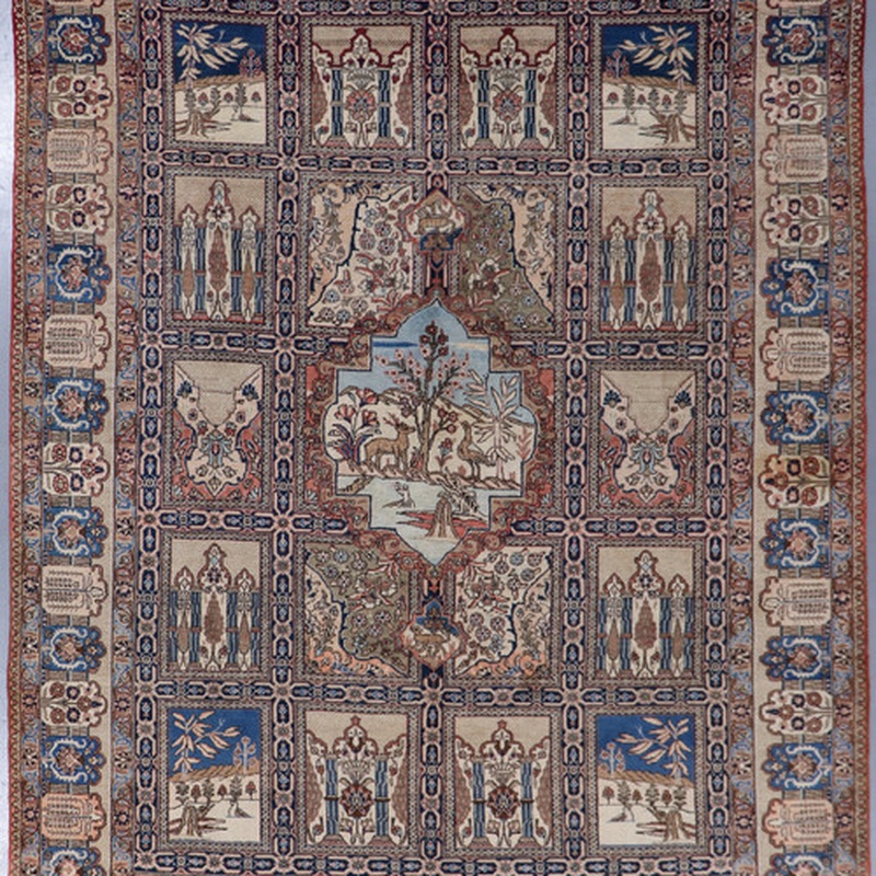 Persian Tabriz Rug — 90 x 160 cm