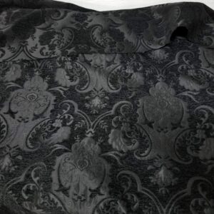 Teal Baroque Damask Upholstery