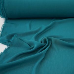 Teal Baroque Egyptian Cotton Poplin