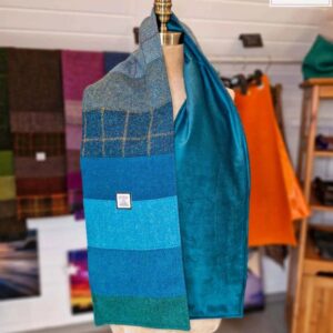 Teal Harris Tweed