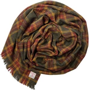 Wine Paisley Pure Wool Tweed